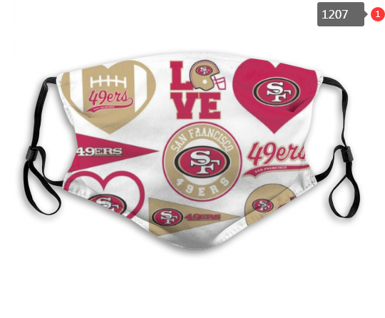 NFL San Francisco 49ers #10 Dust mask with filter